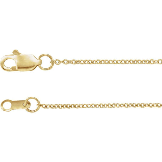 Cable Chain Necklace 1mm