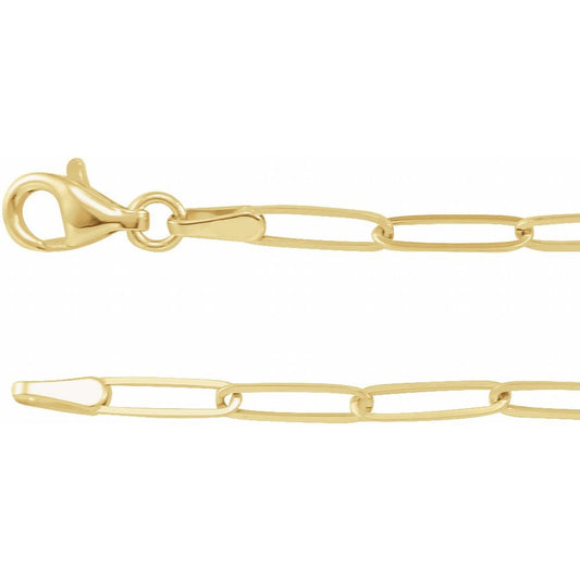 Paperclip Chain Necklace 2.6mm