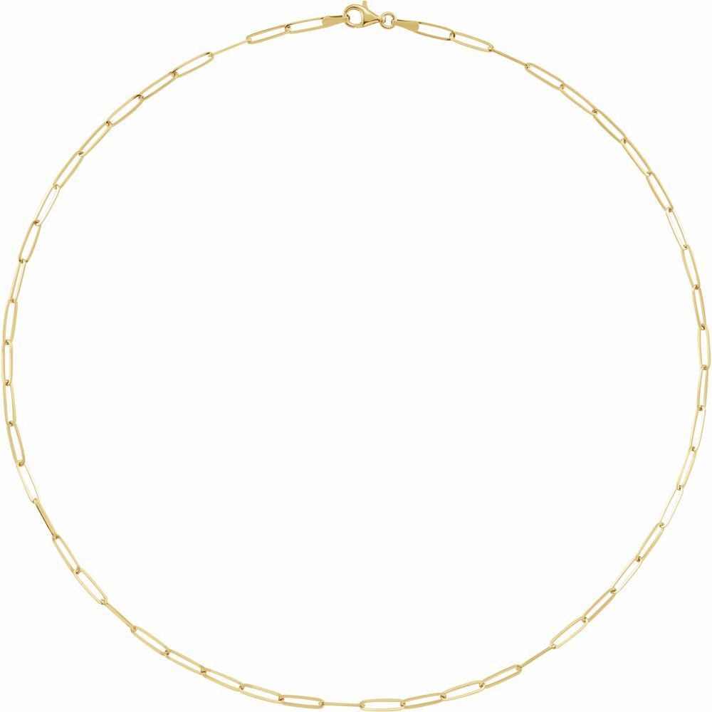 Paperclip Chain Necklace 2.6mm