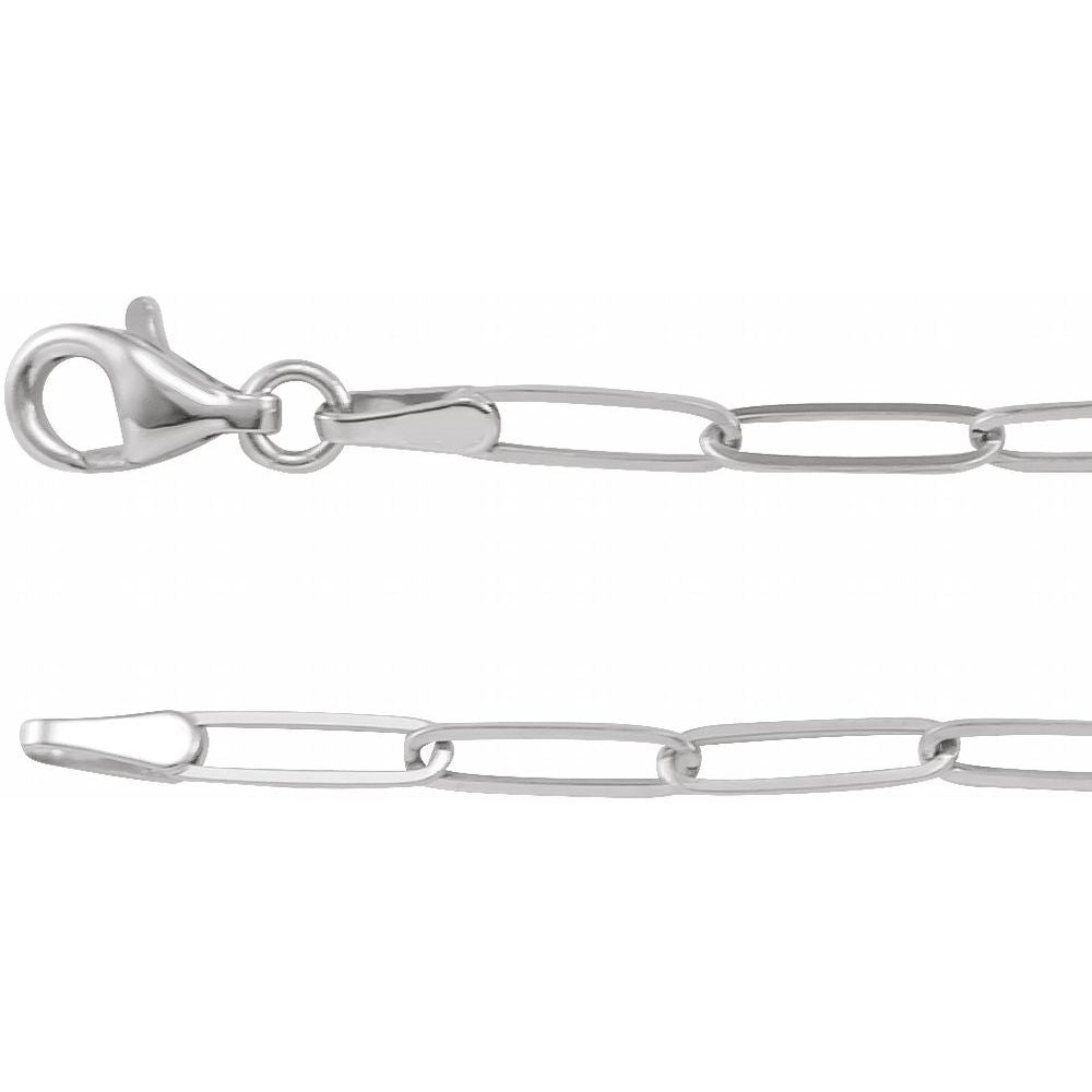 Paperclip Chain Necklace 2.6mm