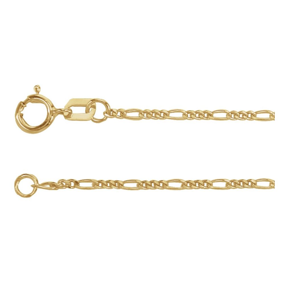 Figaro Chain Necklace 1.28mm