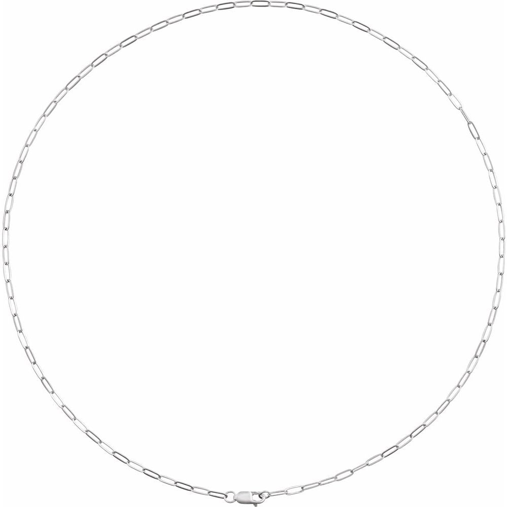 Paperclip Chain Necklace 2.1mm