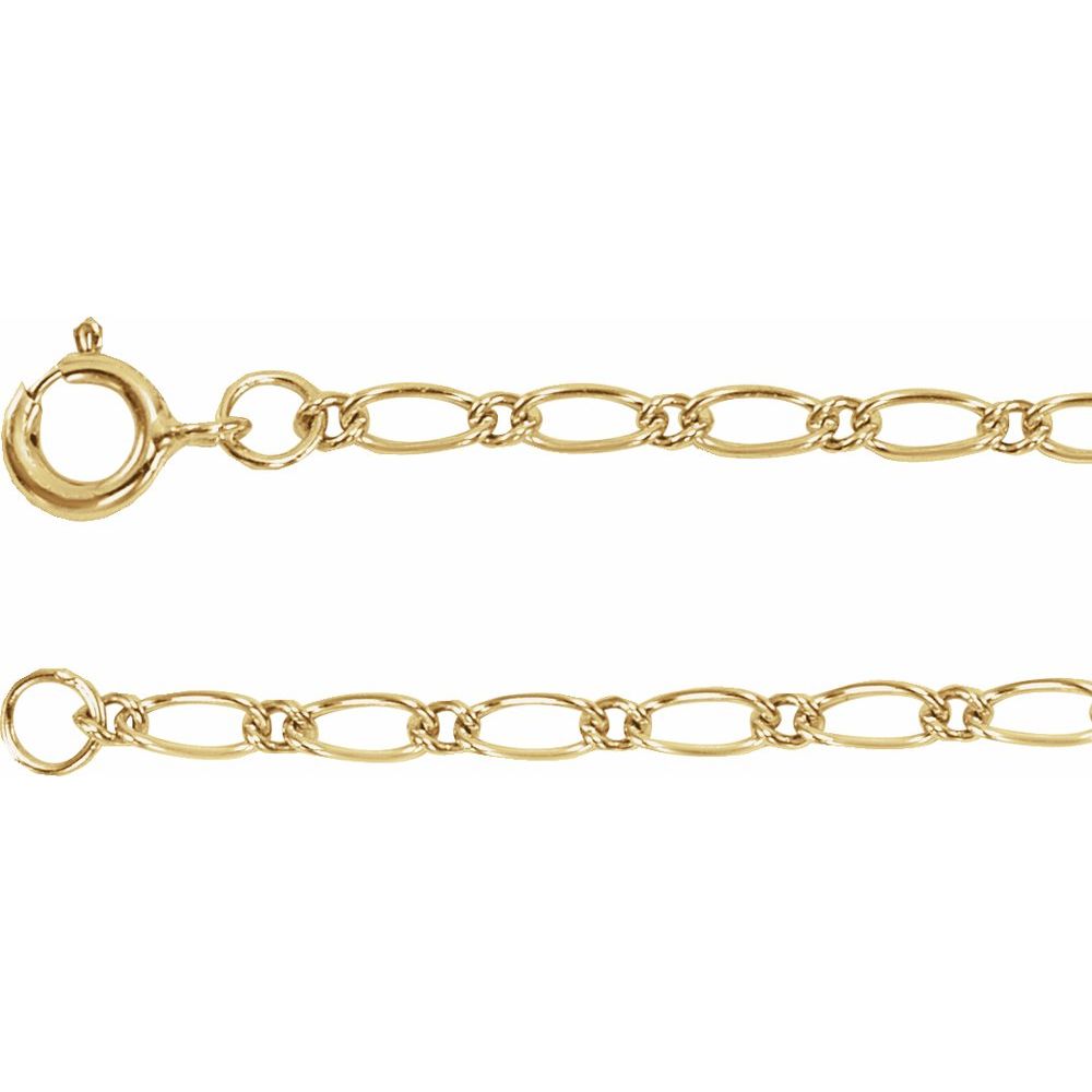 Figaro Chain Necklace 1.5mm