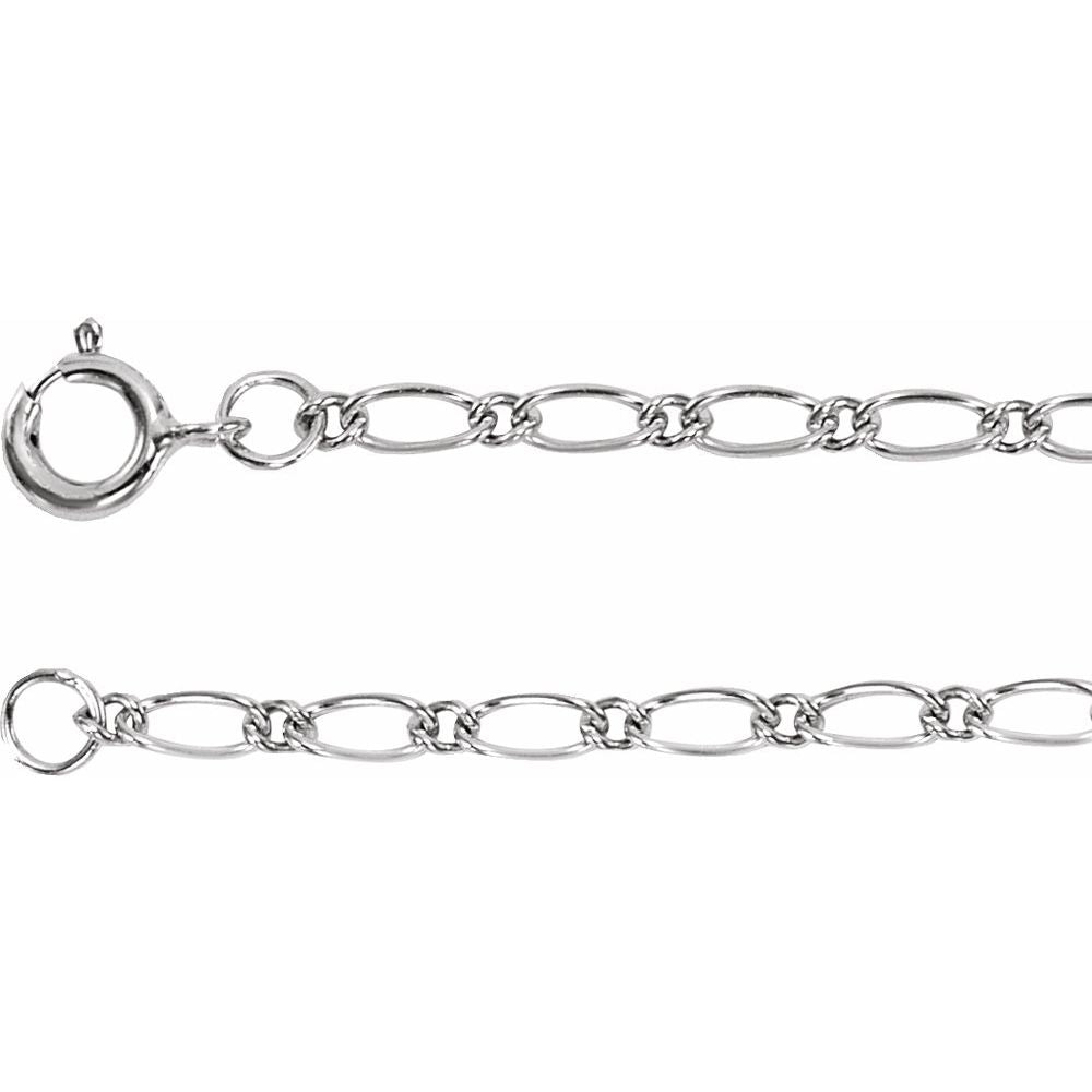 Figaro Chain Necklace 1.5mm