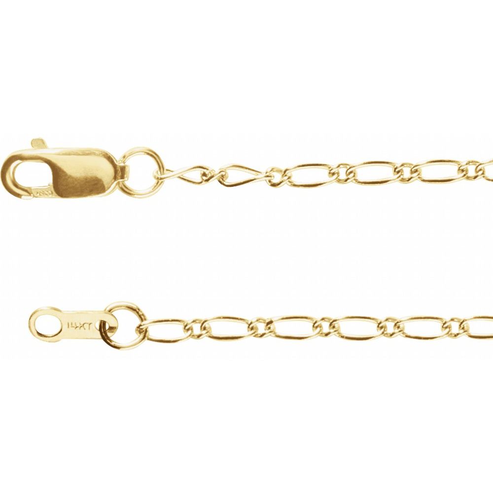 Figaro Chain Necklace 1.5mm