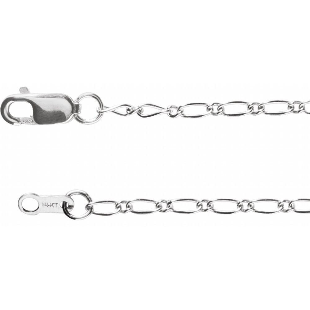 Figaro Chain Necklace 1.5mm