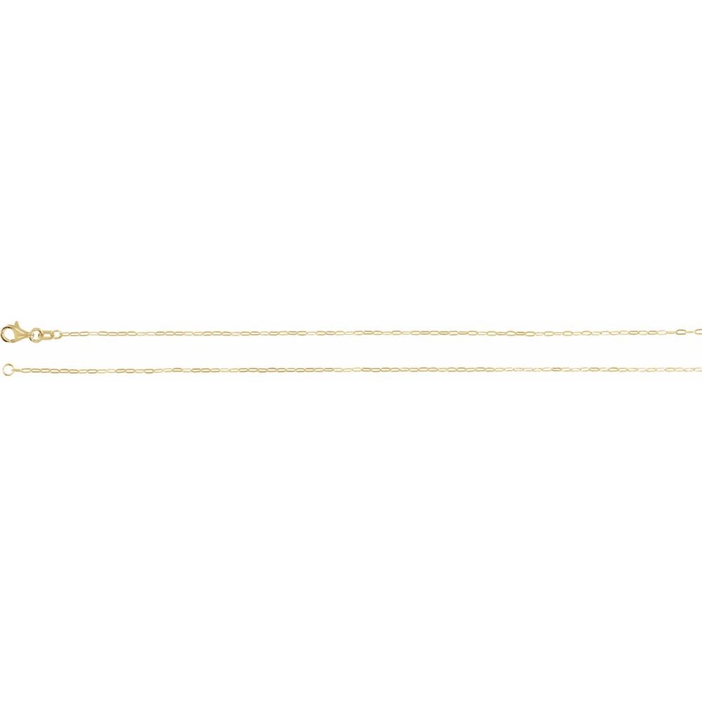 Paperclip Chain Necklace 1.25mm
