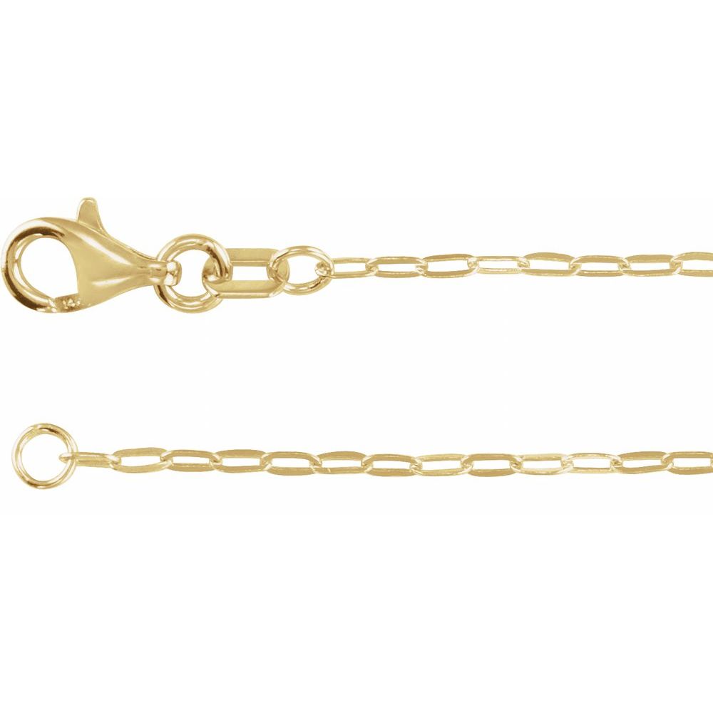 Paperclip Chain Necklace 1.25mm