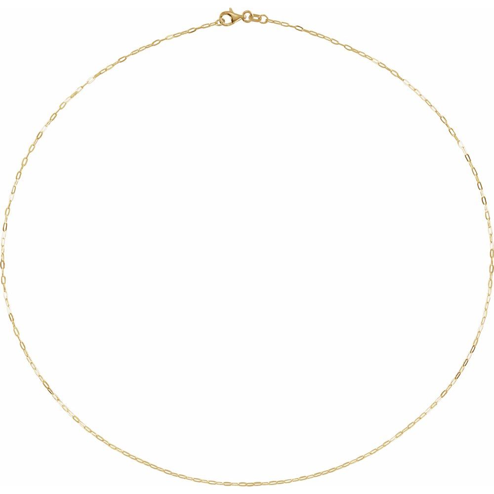Paperclip Chain Necklace 1.25mm