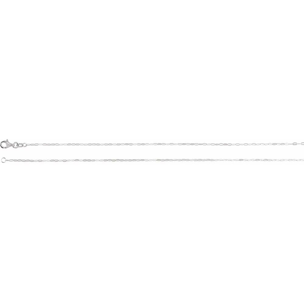 Paperclip Chain Necklace 1.25mm